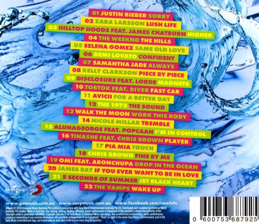 Now 2016 Vol.1 [CD]