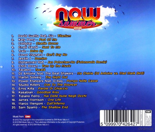 Now Summer 2012 [CD]