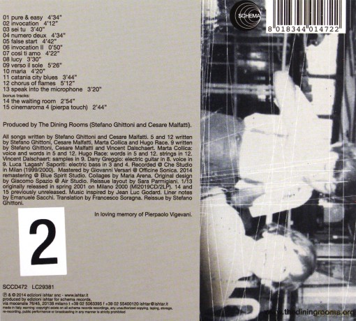 The Dining Rooms: Numero Deux [CD]