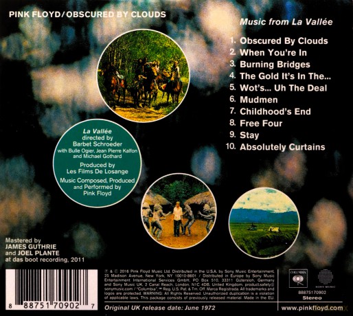 Pink Floyd: Obscured By Clouds [CD]
