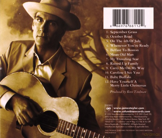 James Taylor: October Road [CD]