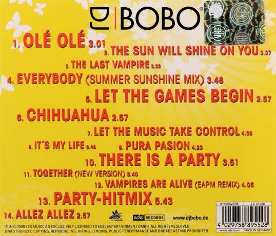 DJ Bobo: Ole' Ole' the Party [CD]