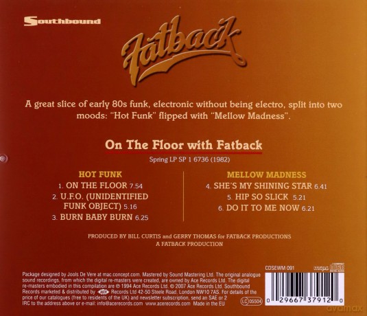 Fatback Band: On The Floor [CD]