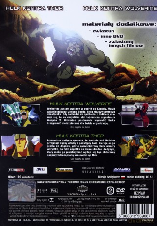 Hulk podwójne starcie [DVD]