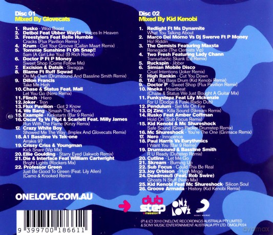 Onelove Presents Dubstep [2CD]