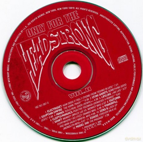Only for the Headstrong Vol 2 [CD]
