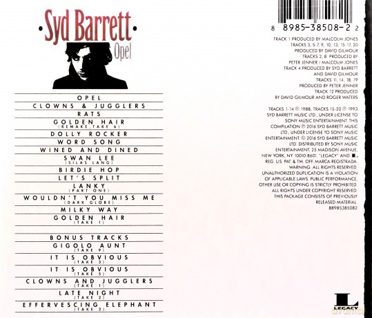 Syd Barrett: Opel [CD]