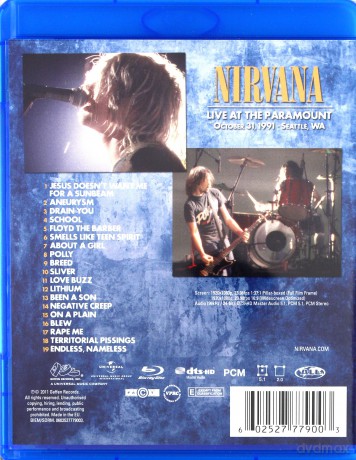 Nirvana: Live At Paramount [Blu-Ray]
