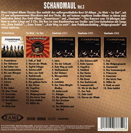 Schandmaul: Original Album Classics Vol.3 [CD]