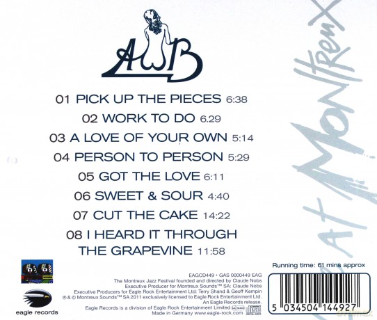 Average White Band: Live At Montreux 1977  [CD]