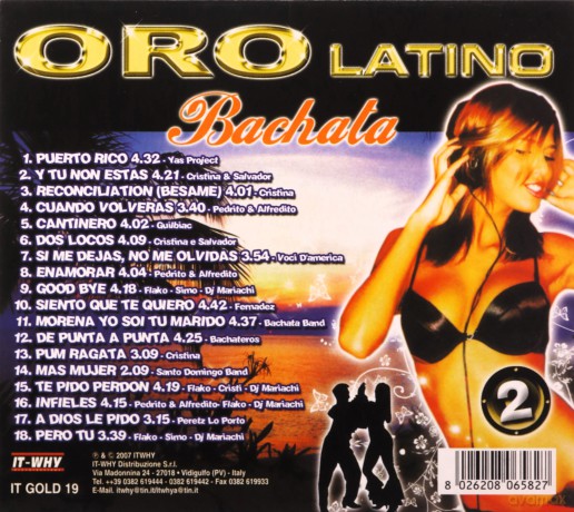 Oro Latino Vol.2 Bachata [CD]