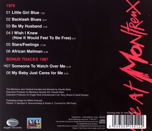 Nina Simone: Live At Montreux 1976 [CD]