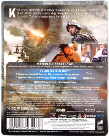 Inwazja: Bitwa o Los Angeles (steelbook) [Blu-Ray]