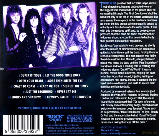 Europe: Out Of This World [CD]