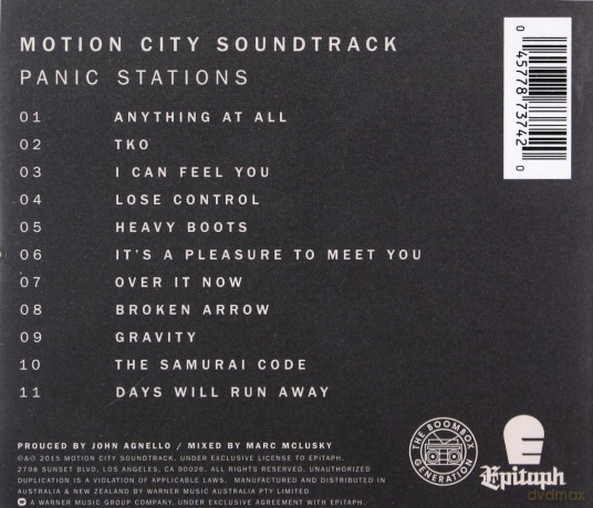 Motion City Soundtrack: Panic Station [CD]