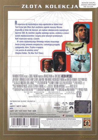 Mission: Impossible (Złota Kolekcja) [DVD]