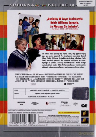 Pani Doubtfire (Srebrna Kolekcja) [DVD]