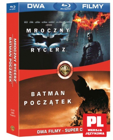 Batman-Początek / Batman: Mroczny rycerz [2Blu-Ray]