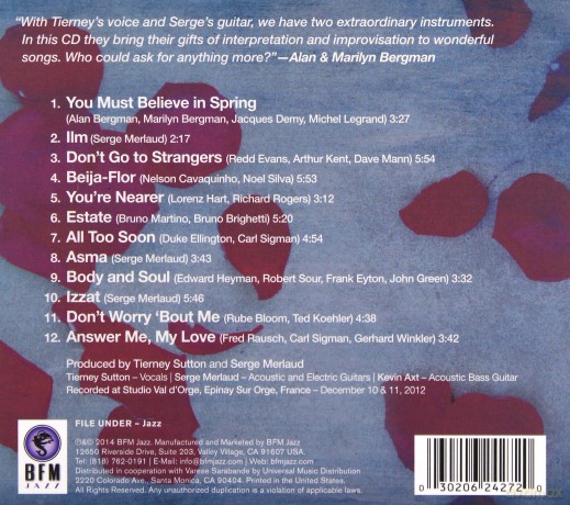 Tierney Sutton: Paris Sessions [CD]
