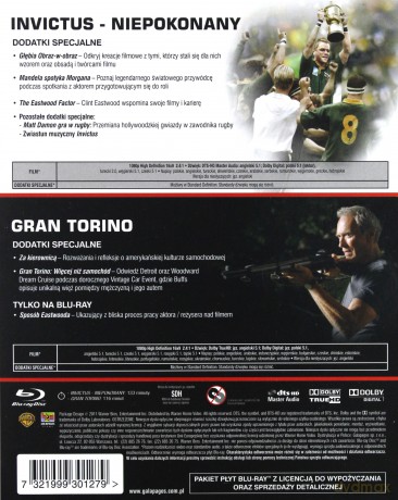Gran Torino / Invictus - Niepokonany Pakiet [2xBlu-Ray]