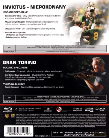 Gran Torino / Invictus - Niepokonany Pakiet [2xBlu-Ray]