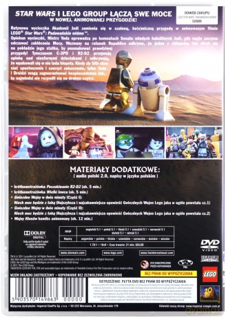 Lego Gwiezdne Wojny: Padawańskie widmo (Star Wars) [DVD]