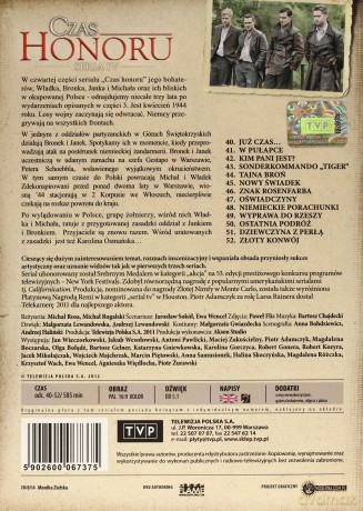 Czas Honoru sezon 4 (odcinki 40-52) [BOX] [4DVD]