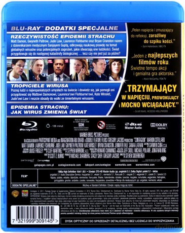 Contagion - Epidemia strachu [Blu-Ray]