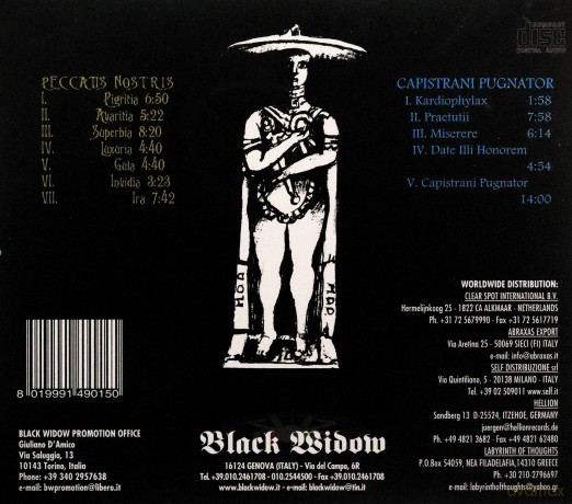 Black: Peccatis Nostris/crispani [CD]