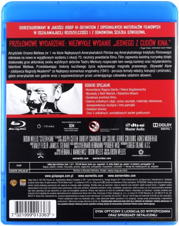 Obywatel Kane (wydanie jubileuszowe - 70 rocznica) [Blu-Ray]