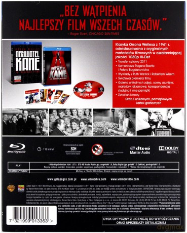 Obywatel Kane (wydanie jubileuszowe - 70 rocznica) [Blu-Ray]