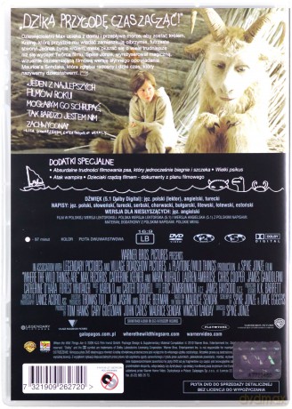 Gdzie mieszkają dzikie stwory (Magia Kina) [DVD]
