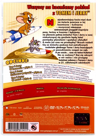 Tom i Jerry: Kolekcja cz.4 - Kulinarne potyczki i inne przygody [3DVD]