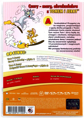 Tom i Jerry: Kolekcja cz. 6 - Czary i strachy [2DVD]