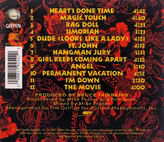 Aerosmith: Permanent Vacation [CD]