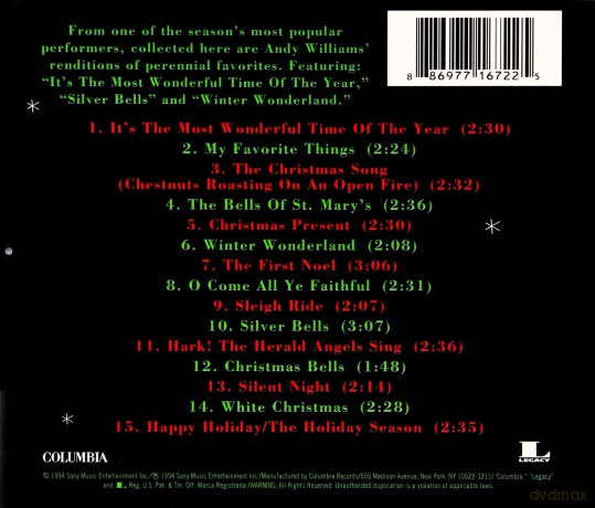 Andy Williams: Personal Christmas Collection [CD]