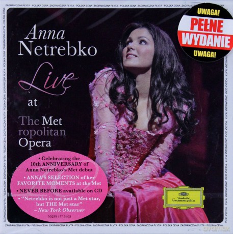 Anna Netrebko: Live At Metropolitan Opera (Polska Cena) [CD]