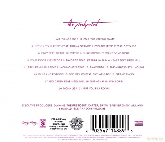 Nicki Minaj: Pinkprint [CD]