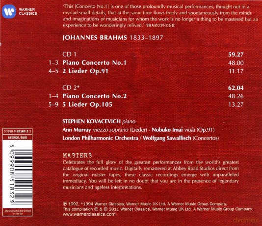 Kovacevich: Piano Concertos [2CD]
