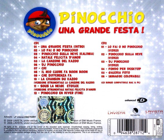 Pinocchio: Pinocchio:una Grande Festa! [2CD]