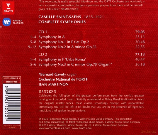 Jean Martinon: Complete Symphonies [2CD]
