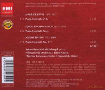 Michelangeli: Piano Concertos [CD]