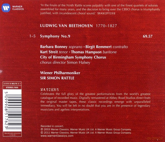 Sir Simon Rattle: Symphony No. 9 [CD]
