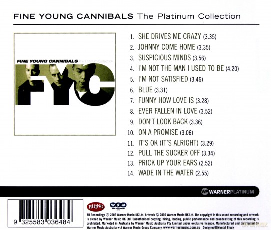 Fine Young Cannibals: Platinum Collection [CD]