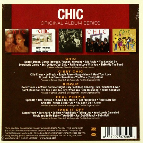 Chic: Original Album Series [5CD]