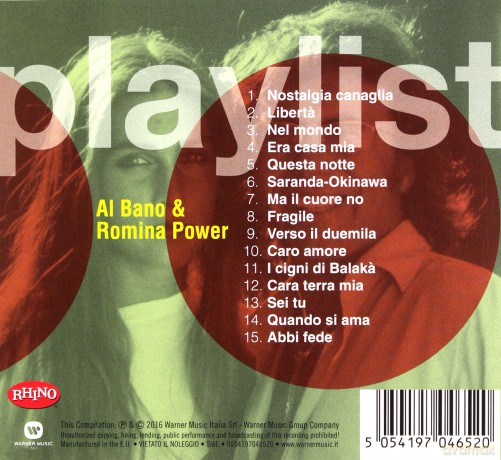 Al Bano: Playlist: Al Bano & Romina Power [CD]