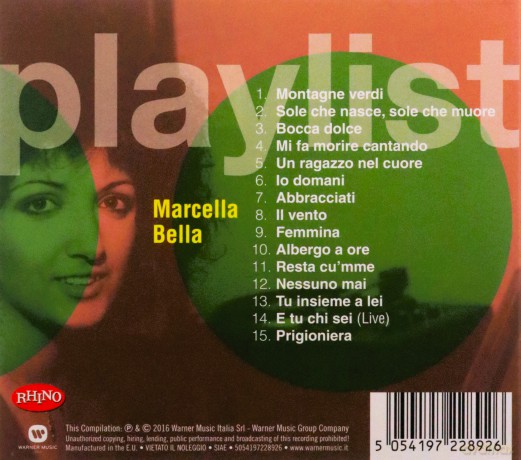 Marcella Bella: Playlist: Marcella Bella [CD]