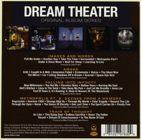 Dream Theater: Original Album Series [BOX] [5CD]