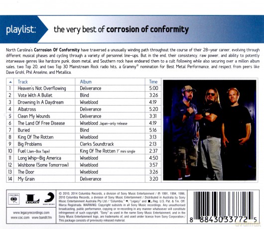 Corrosion Of Conformity: Playlist: The Very Best Of [CD]