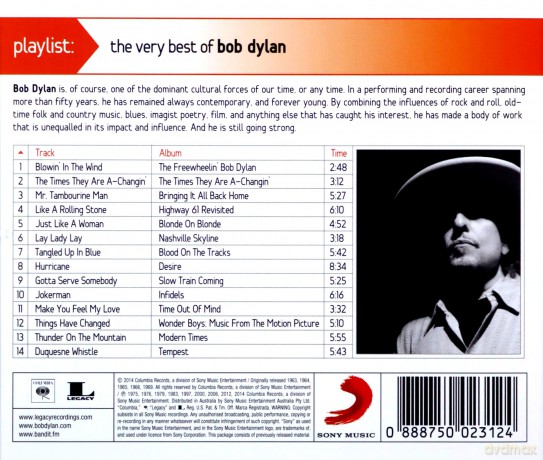 Bob Dylan: Playlist: The Very Best of Bob Dylan [CD]